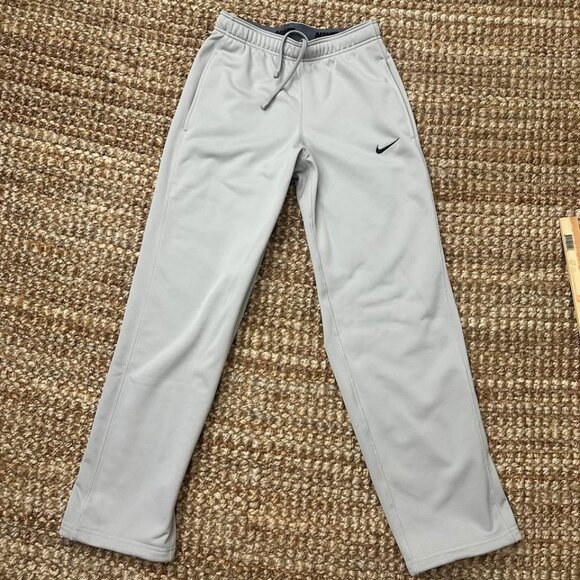 Nike Men's Therma Training Athletic Sweatpants Pants Gray (Small) 378255-057 - Picture 1 of 8